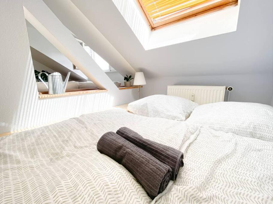 Schoene Ferienwohnung Mit Blick Ueber Stadtwald Leipzig Eksteriør bilde